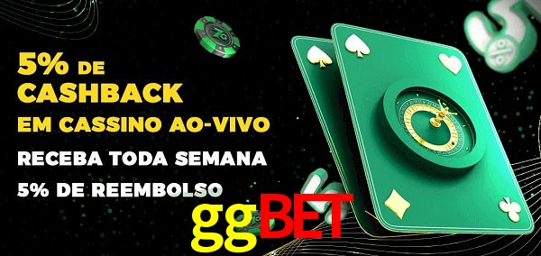 Promoções do cassino ao Vivo ggbet